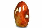 Free-Standing, Polished Carnelian Agate - Madagascar #283449-1